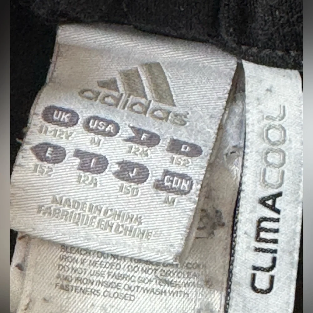 Adidas ClimaCool Black Triple White Stripe Soccer Warm Up Training Pants Unisex - Picture 3 of 4
